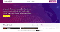 Desktop Screenshot of fundacioromea.com